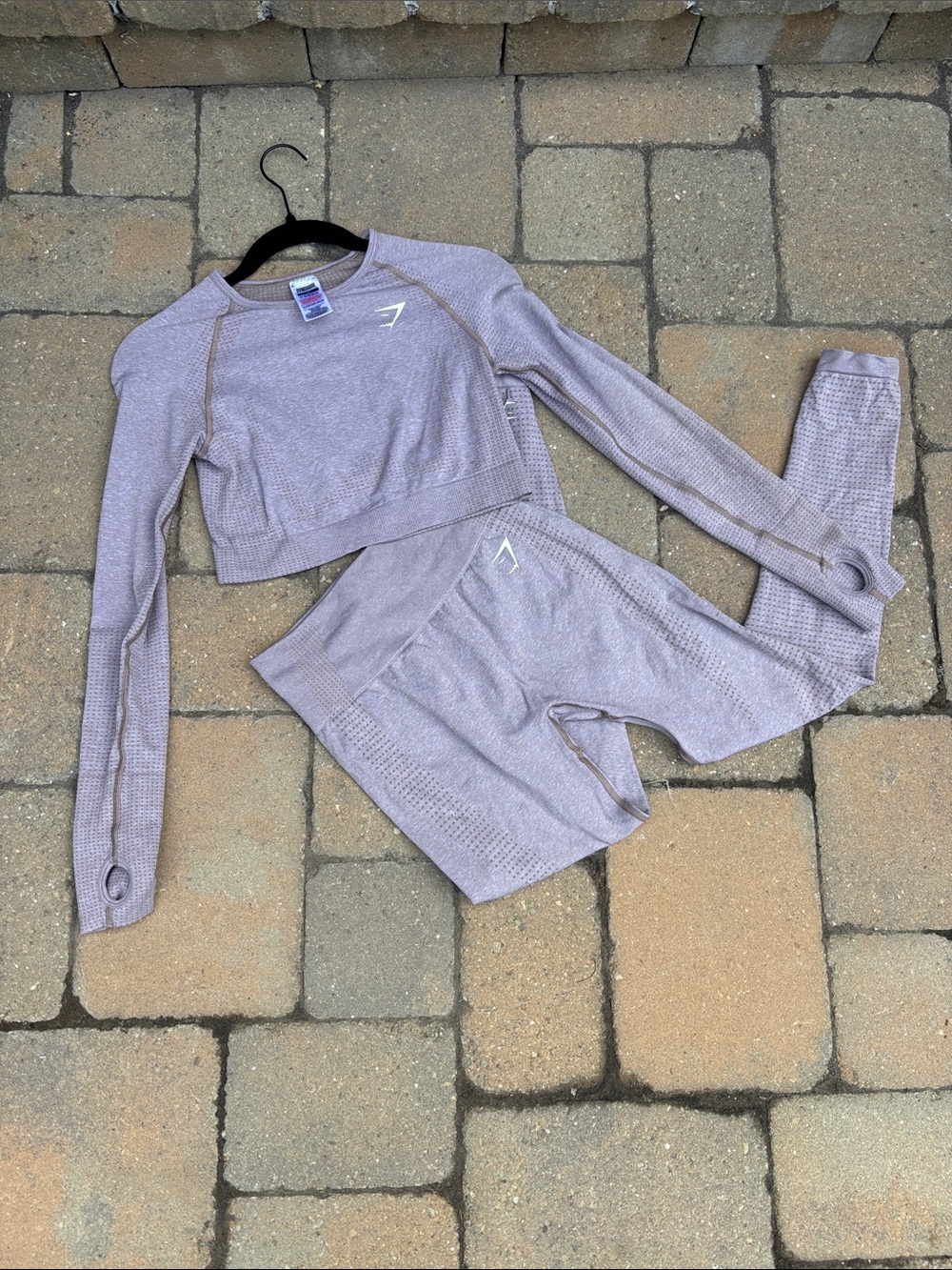 Gymshark Kids Lavender Seamless Leggings